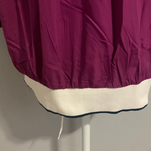 Free People NEW Highline Jacket XS Colorblock Hidden Hood Bomber Lightweight - Picture 7 of 11